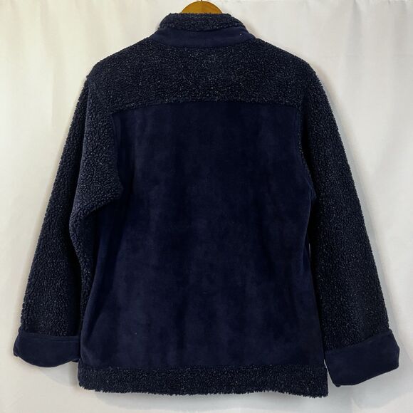 VTG NWT Northern Reflections Cabincore Sherpa Fleece Coat Size M Embroidered - Picture 10 of 15